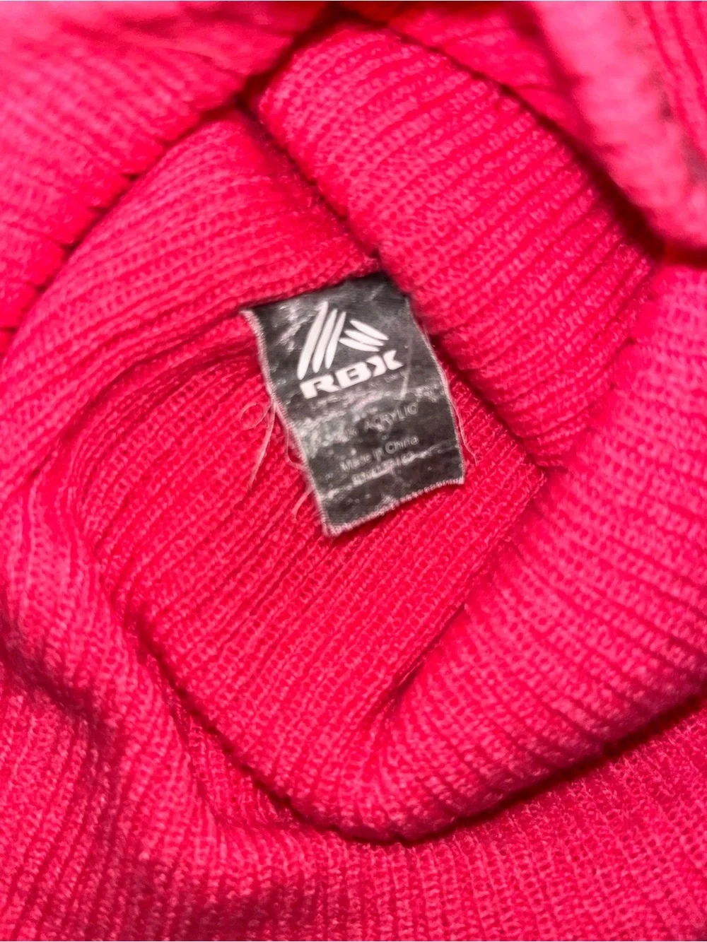 RBX Hot Pink Winter Knit Beanie